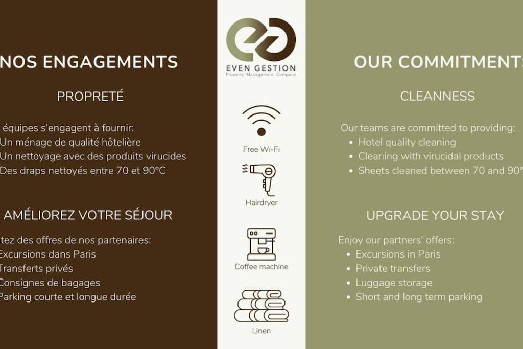 Appartamento 1#two Bedrooms#champs Elysees#arc De Triomphe#ac
